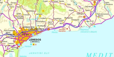 사이프러스 골프 코스 map