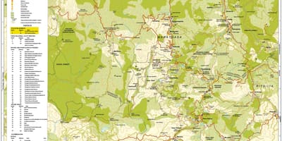 지도 troodos 산 키프로스